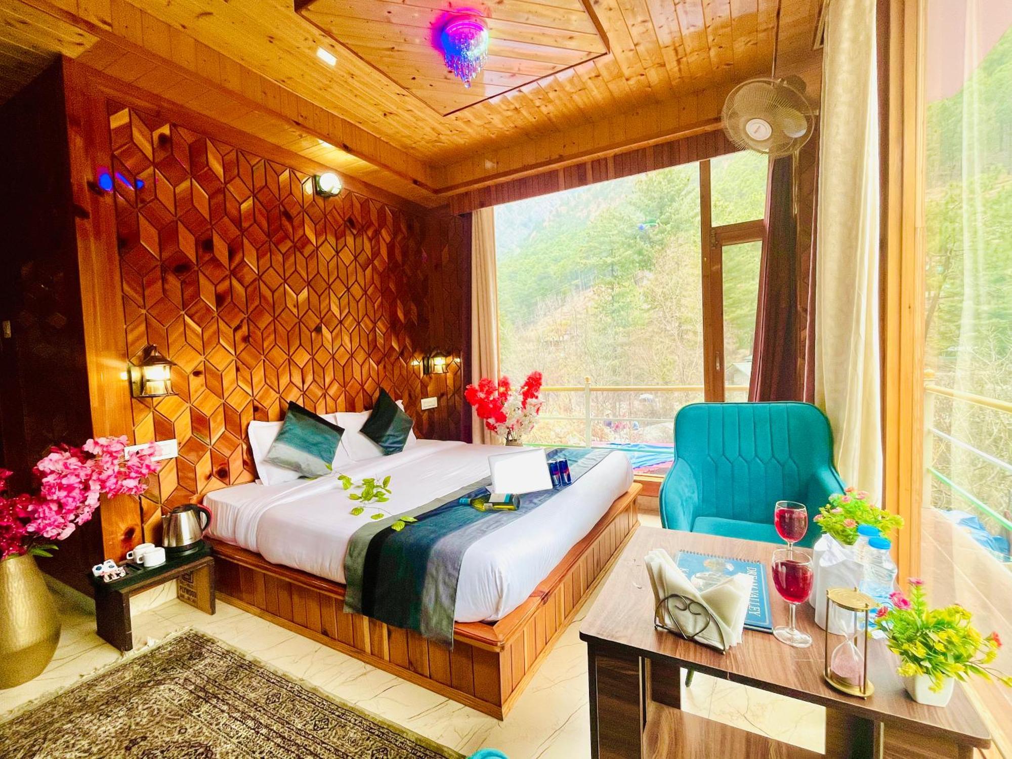 Hotel Dream Valley Kasol #Near Mall Road #River View #Parking #Gaming Zone #Open Terrace #Restaurant 외부 사진
